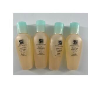 4x Estee Lauder Clean Finish Purifying Toner Normal Dry 1 oz Bottle Skincare New